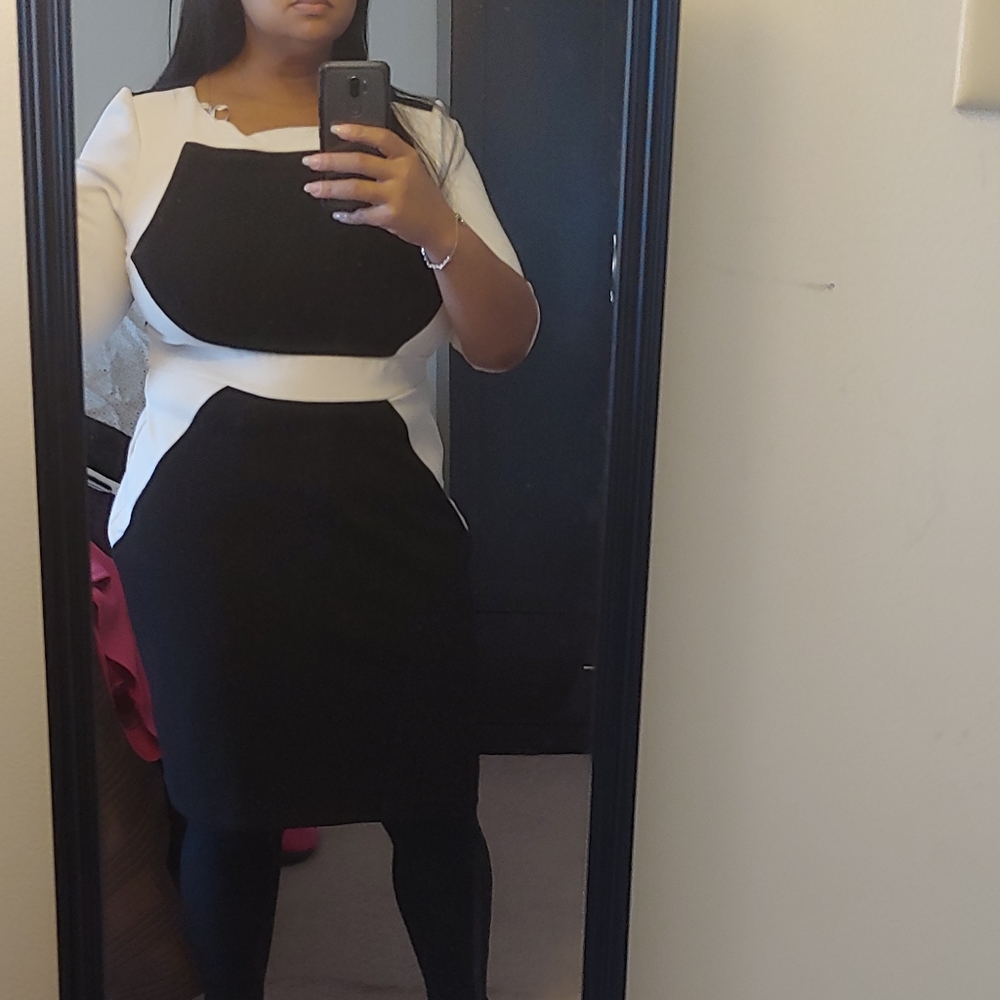 Color Block Seath Dress